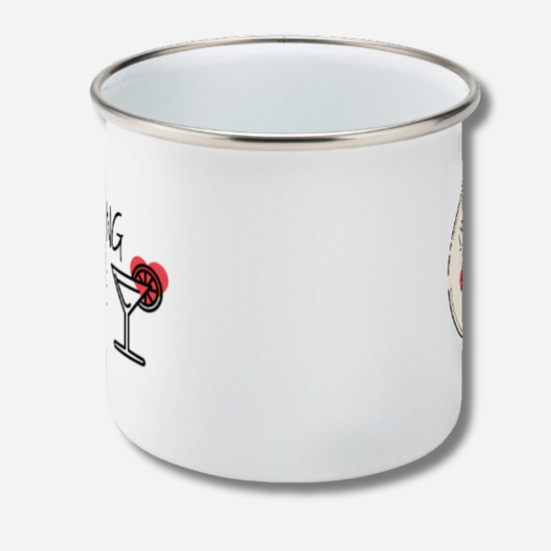 Enamel Mug Camping Juice