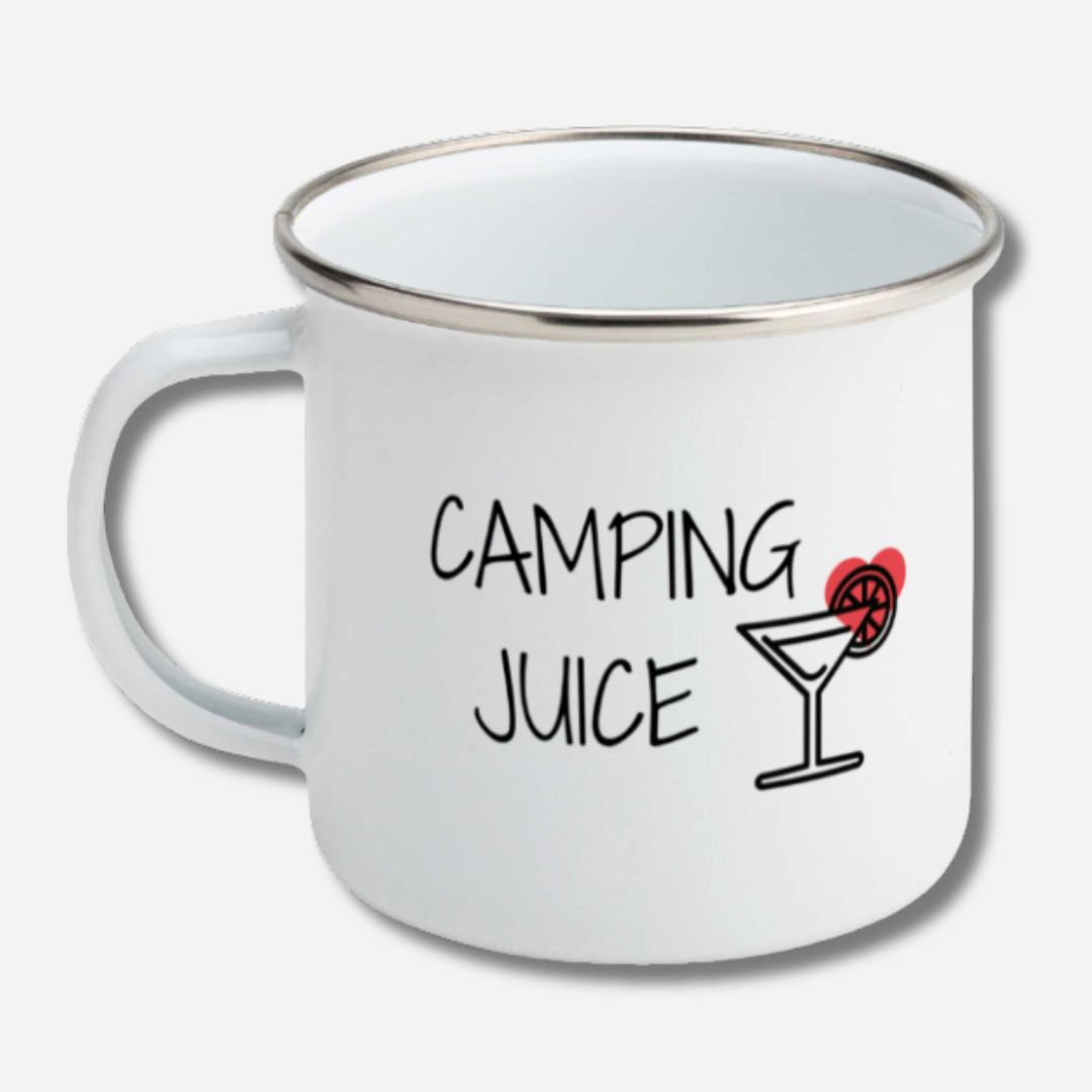 Enamel Mug Camping Juice
