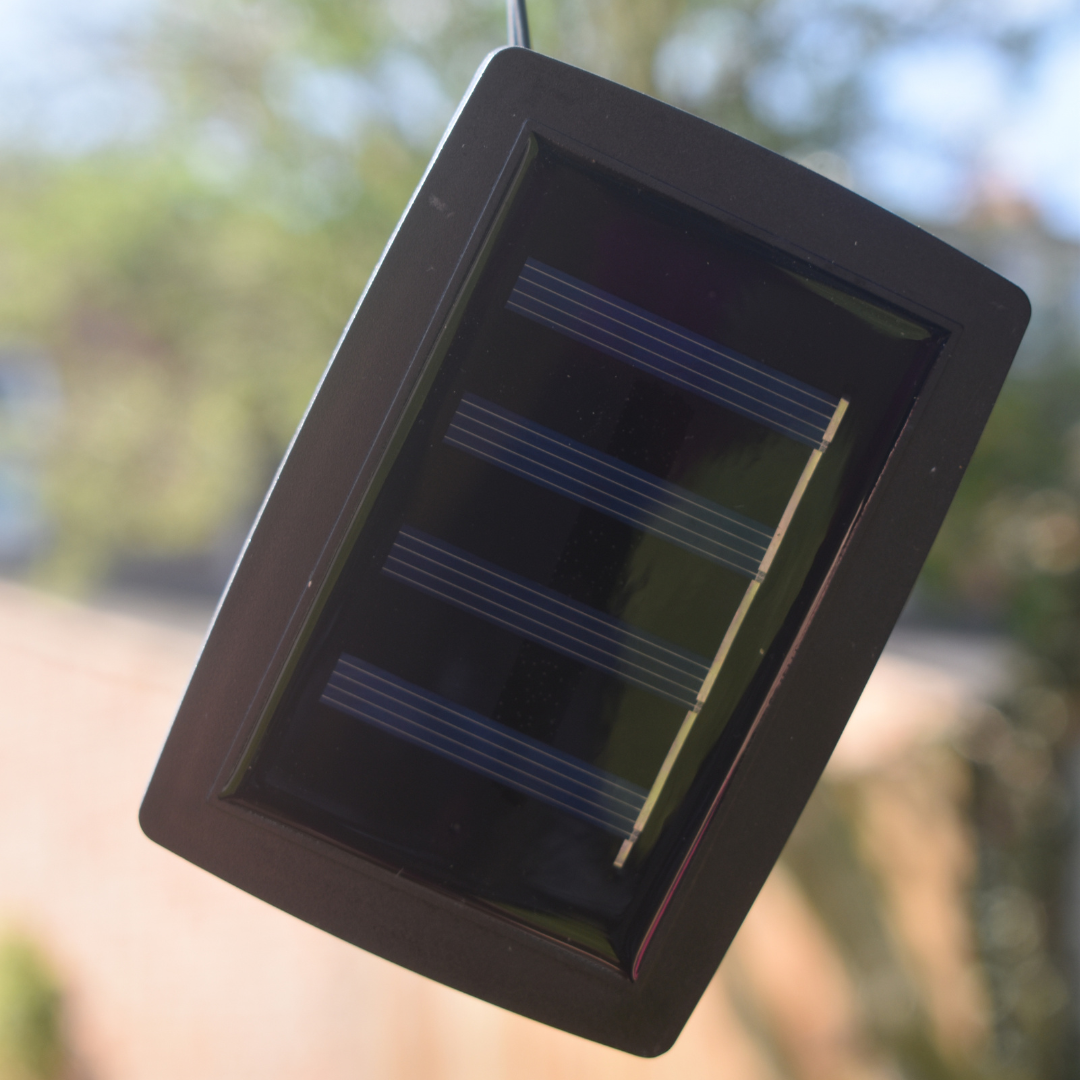 black solar panel for mesh lantern string lights