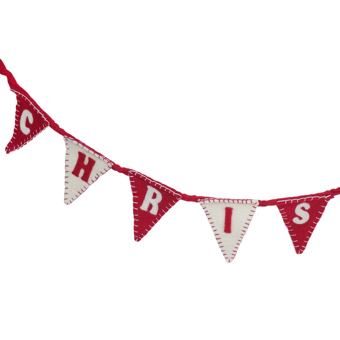 Happy Christmas Felt Bunting - 2m | Christmas Decor |