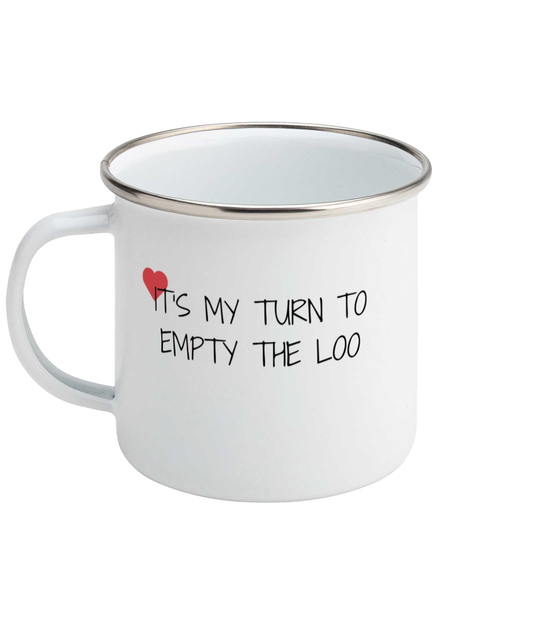 Enamel Mug Empty Loo