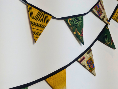 Upcycled Fabric Bunting | Party Decor | Boho Style Decor