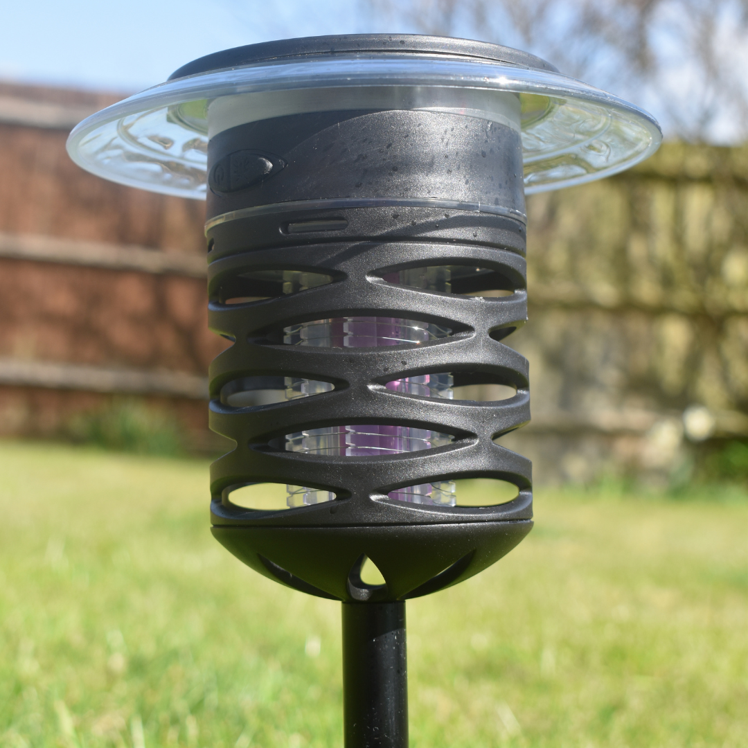 Solar Colour-Change Ground Light & Bug Zapper