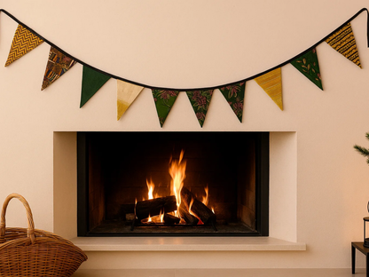 Upcycled Fabric Bunting | Party Decor | Boho Style Decor
