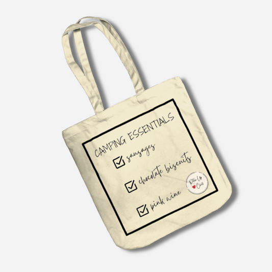 Organic Tote Camping Essentials