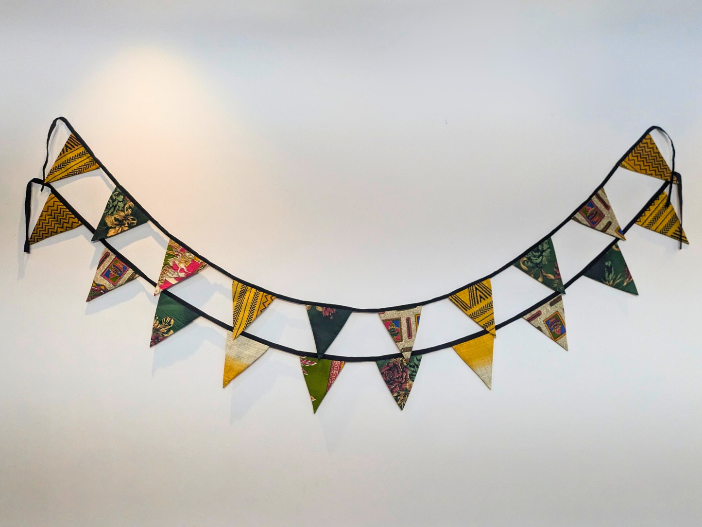 Upcycled Fabric Bunting | Party Decor | Boho Style Decor