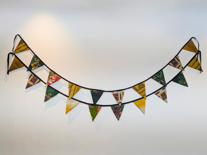 Upcycled Fabric Bunting | Party Decor | Boho Style Decor