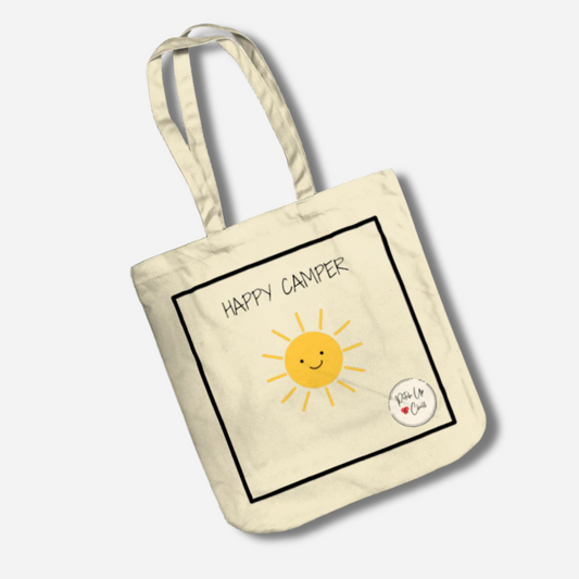 Organic Tote Happy Camper