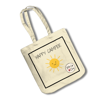 Organic Tote Happy Camper
