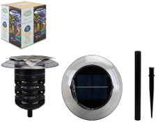 Solar Colour-Change Ground Light & Bug Zapper