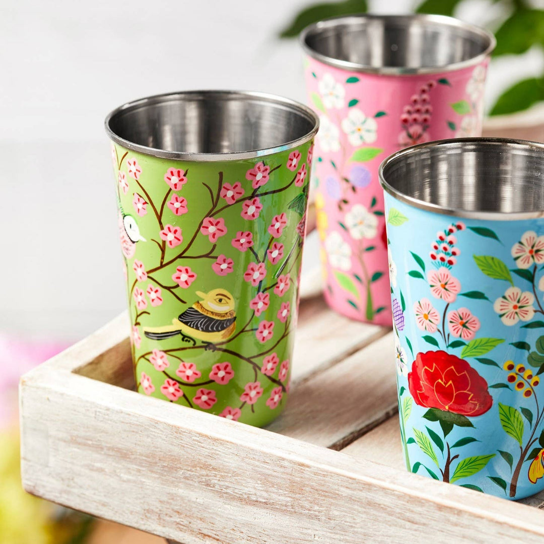 Travel Wine Bottle & 3 Wine Tumblers Bundle